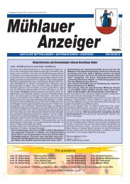 MÃ¼hlauer Anzeiger vom 05.02.13 - MÃ¼hlau in Sachsen
