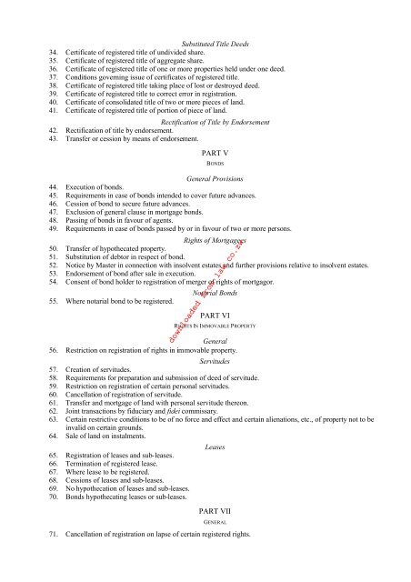 Deeds Registries Act [Chapter 20:05] - Law & Justice Zimbabwe