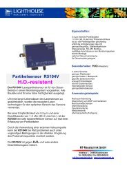 Partikelsensor R5104V H2O2-resistent - MT Messtechnik