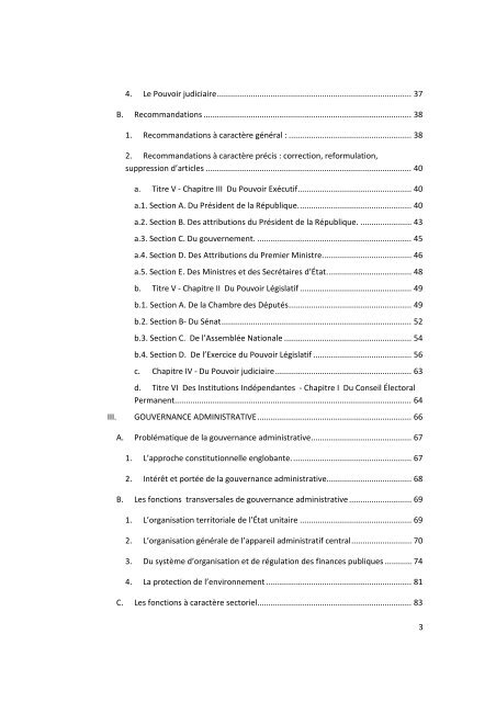 commission prÃ©sidentielle groupe de travail sur la ... - Club of Madrid