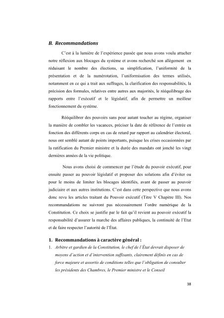 commission prÃ©sidentielle groupe de travail sur la ... - Club of Madrid