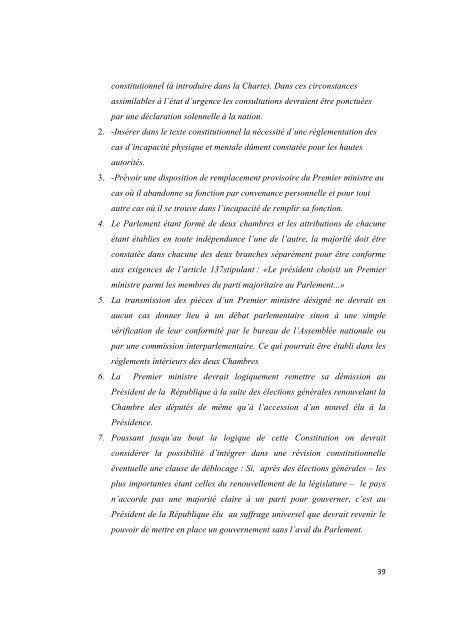 commission prÃ©sidentielle groupe de travail sur la ... - Club of Madrid