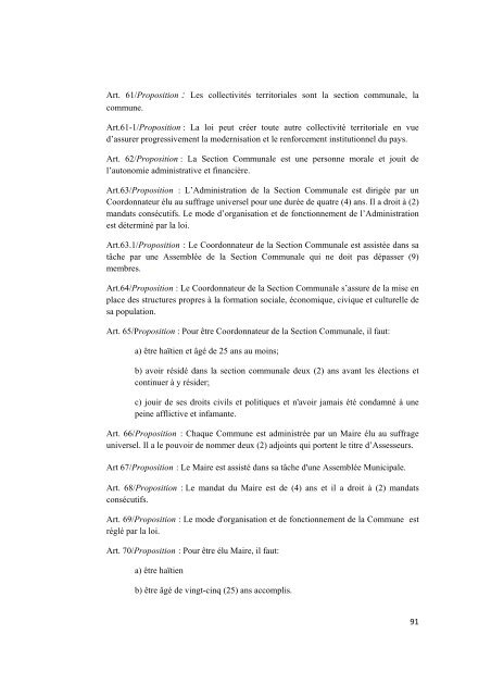 commission prÃ©sidentielle groupe de travail sur la ... - Club of Madrid