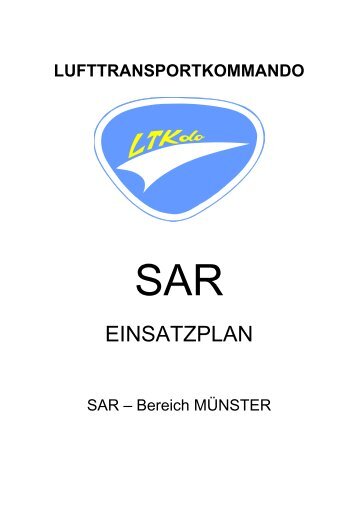 SAR Einsatzplan SAR - SAR - Leitstelle Münster (RCC Münster)