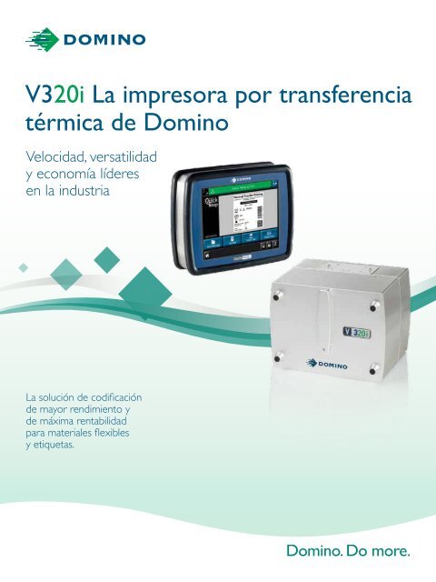 V320i La impresora por transferencia tÃ©rmica de ... - Interempresas