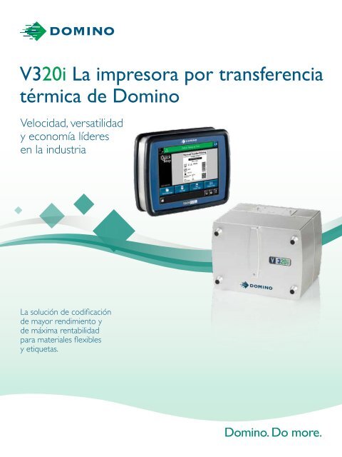 V320i La impresora por transferencia tÃ©rmica de  - Interempresas