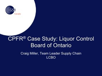 CPFR Case Study - GS1 Canada