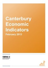 Canterbury Economic Indicators - Canterbury Earthquake Recovery ...