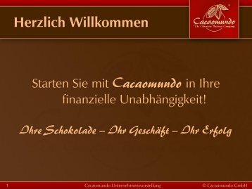 was ist Cacaomundo - Mehr als Schokolade