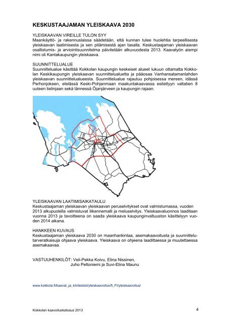 Kaavoituskatsaus 2013 - Kokkola