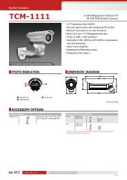 TCM-1111 - Kamery IP