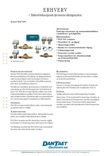 WLP-200 datablad - DanTaet a/s