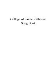Kates Song Book