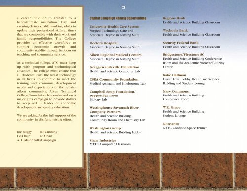 2004 Annual Report - Aiken Technical College