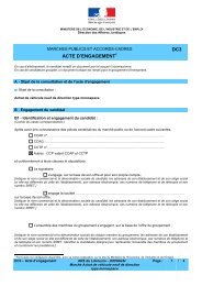 ACTE D'ENGAGEMENT DC3 - ARS Limousin