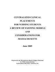 centralized clinical placements for nursing students a review