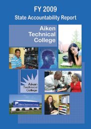 2009 Accountability Report - Aiken Technical College