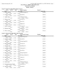 Session 3 - Atlantis Swimming Club