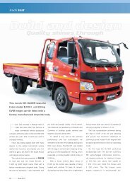 Foton BJ1051 - Focus on Transport & Logistics