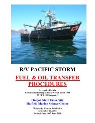 Fuel and Oil Transfer Procedures - Marine Mammal Institute ...