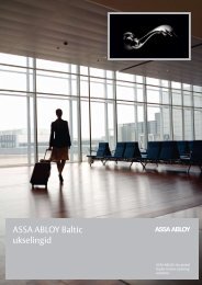 Tutvu uue ASSA ABLOY Baltic linkide kataloogiga siin!
