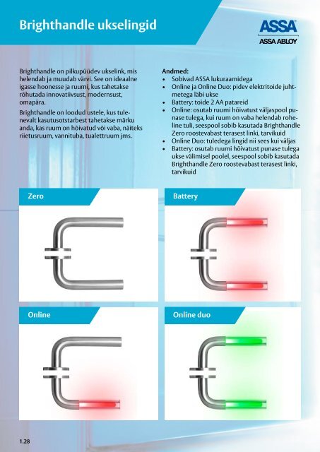 Tutvu uue ASSA ABLOY Baltic linkide kataloogiga siin!