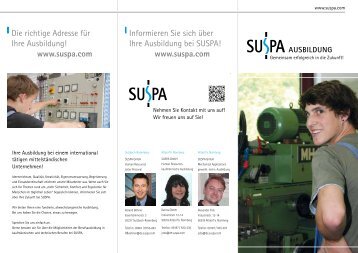 Ausbildung bei SUSPA - SUSPA.com