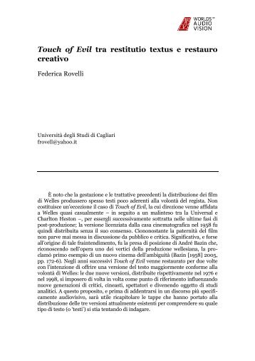Scarica l'articolo in formato .pdf - Università degli studi di Pavia