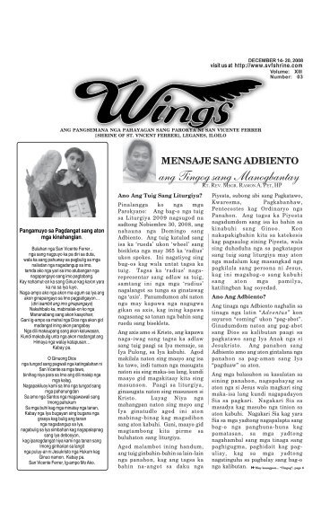 Wings December 14 to 20 2k8.pmd - Parokya ni San Vicente Ferrer ...