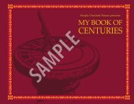 My Book of Centuries sample - Simply Charlotte Mason