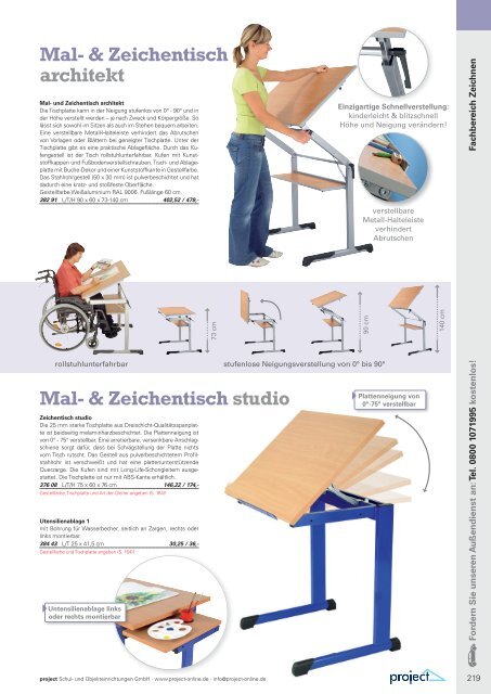 PC-Tisch webdesk basic - project Schul