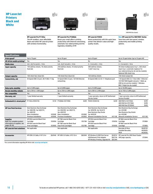 Hp printing and Digital Imaging products Selection ... - HP IPG eIRG