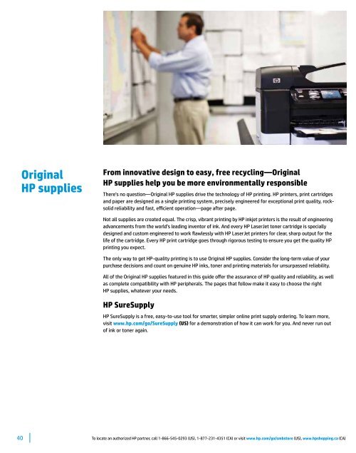 Hp printing and Digital Imaging products Selection ... - HP IPG eIRG