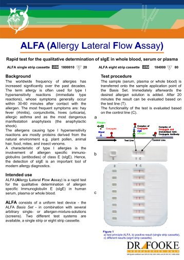 ALFA (Allergy Lateral ateral Flow Assay) - Montwell.com.tr