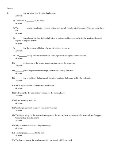 Multiple-Choice Questions - Sinoe medical homepage.