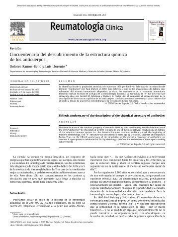 Cincuentenario del descubrimiento de la estructura quÃ­mica de los ...