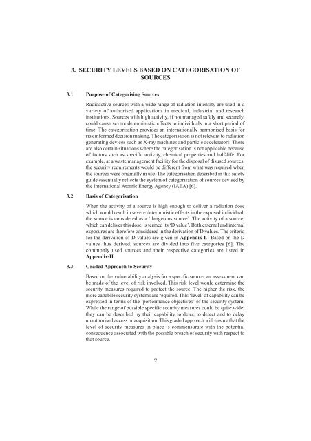 Security of Radioactive Sources in Radiation Facilities