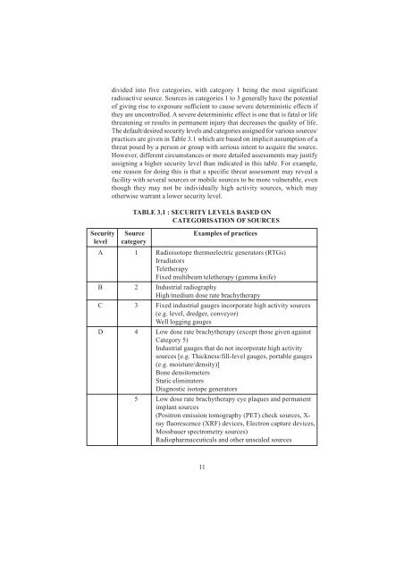 Security of Radioactive Sources in Radiation Facilities