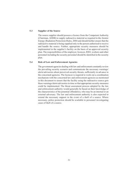 Security of Radioactive Sources in Radiation Facilities