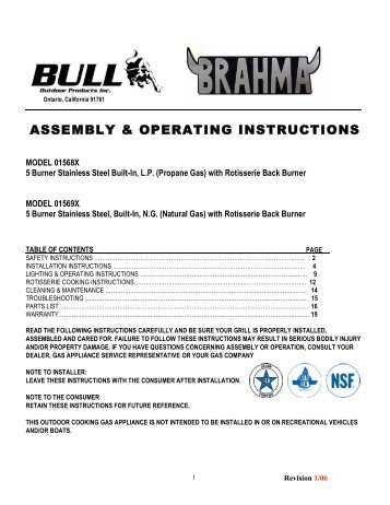 Brahma User Manual - Hayneedle