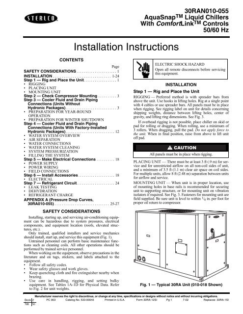 Chiller Troubleshooting Chart