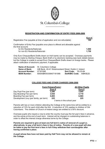 REGISTRATION AND CONFIRMATION OF ENTRY FEES 2008 ...