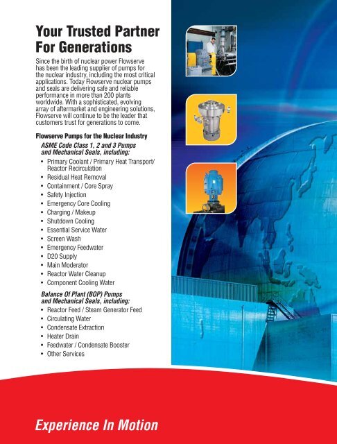 Products & Services - Nuclear Plant Journal