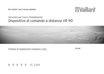 Dispositivo di comando a distanza VR 90 - Vaillant