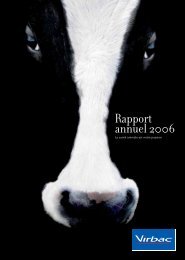 Rapport annuel 2006 - Virbac