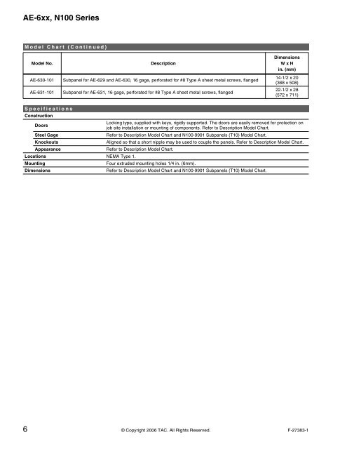 TAC Pneumatic Products Catalog