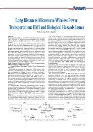 Long Distances Microwave Wireless Power Transportation: EMI and ...