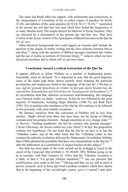 The Qur'an in its historical context (pdf - Islam and Christian-Muslim ...