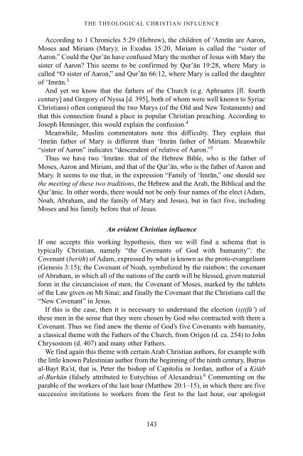 The Qur'an in its historical context (pdf - Islam and Christian-Muslim ...