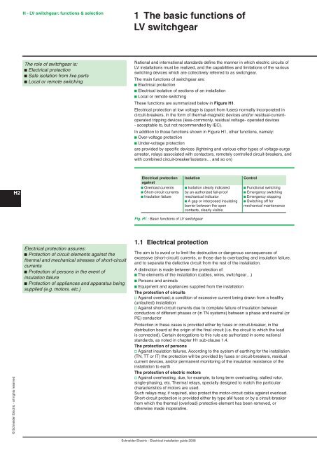 Chapter A General rules of electrical installation design